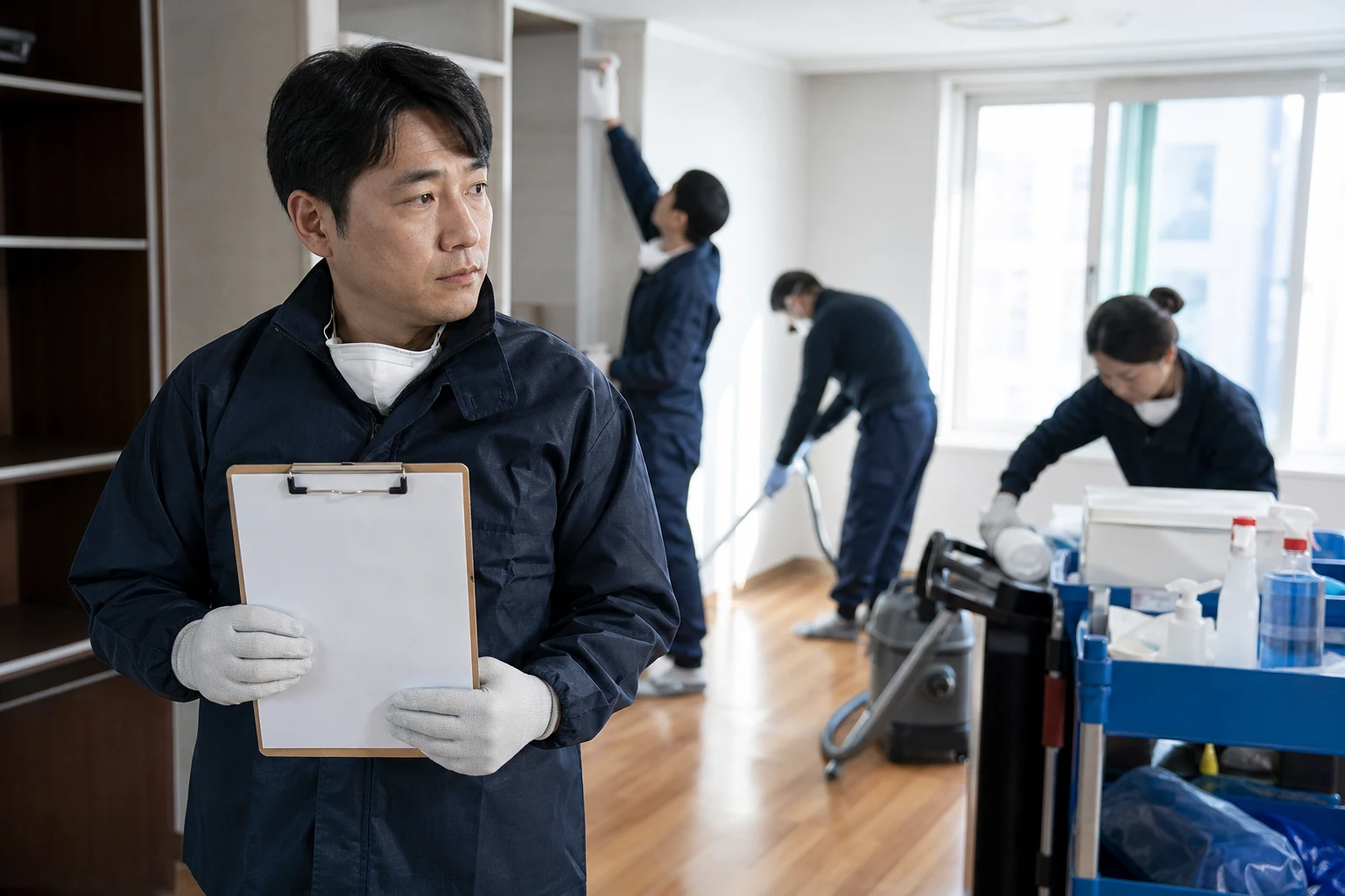 특수청소 과정과 소요 시간