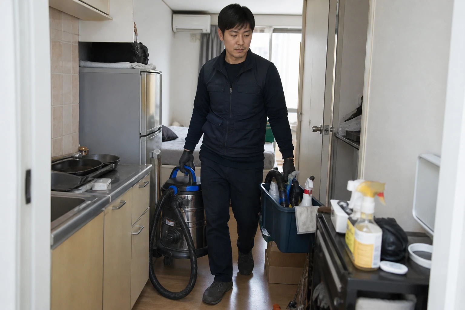 원룸 특수청소 비용 현장 대표 이미지